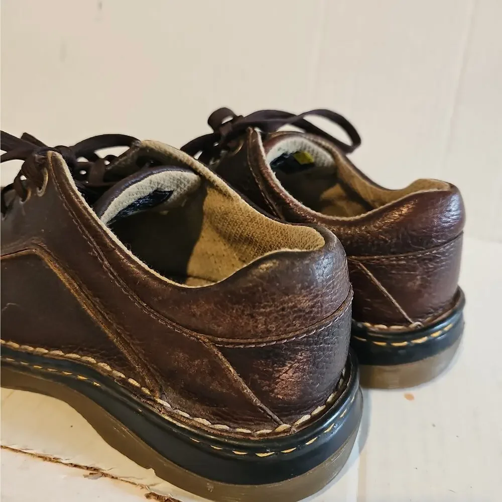 Dr. Doc Martens Men’s 11194 Brown Lace Up Oxford Casual Leather Shoes Size 8